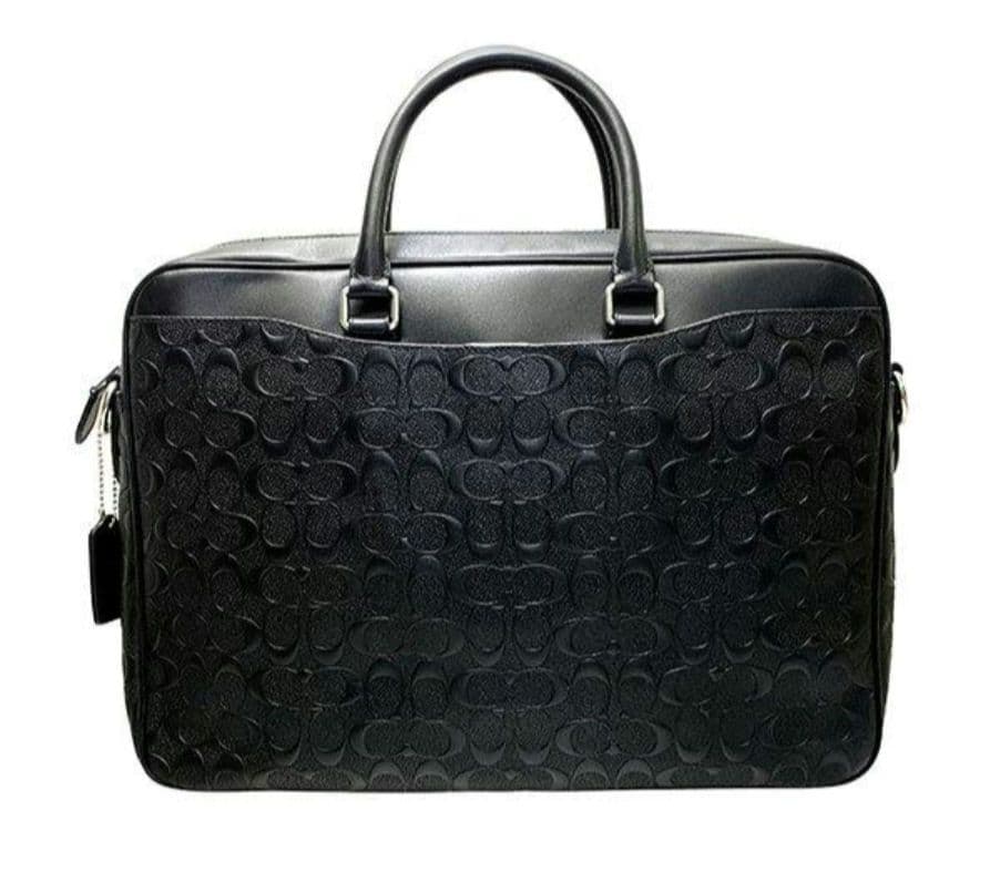 COACH コーチ ブラック ビジネスバッグ