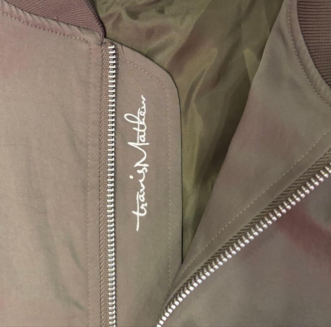 トラビスマシュー　MA-1型 ボマージャケット Lサイズ カーキ