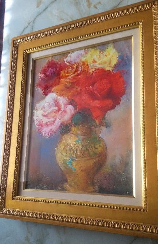 薔薇     (工藤和男画伯作の薔薇)