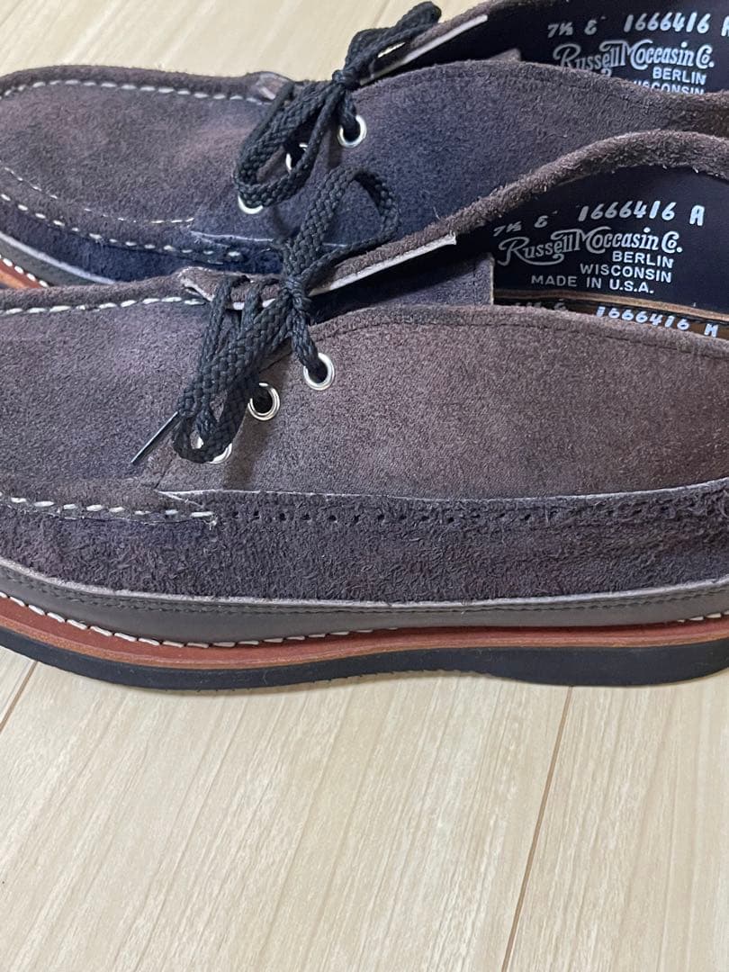 ラッセルモカシン Foober別注　チャッカブーツ　トリプルヴァンプ　US7.5