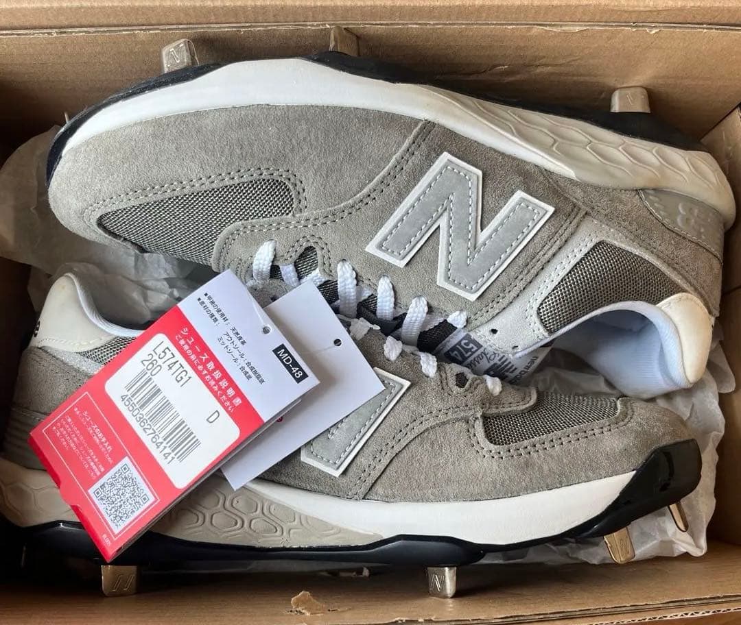 ニューバランス 大谷翔平 契約記念モデル 574 スパイク 26cm