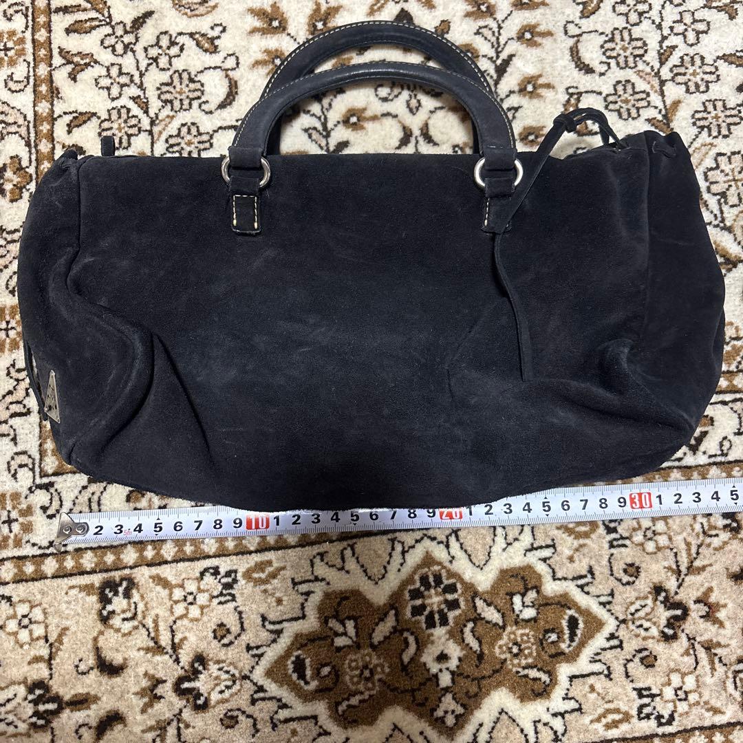 PRADA ブラック スエード バッグ