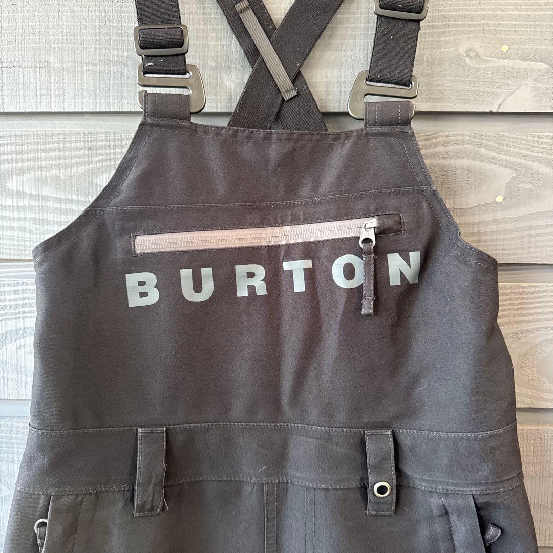 キッズGoretex 130〜140 BURTON ブラック ビブパンツ