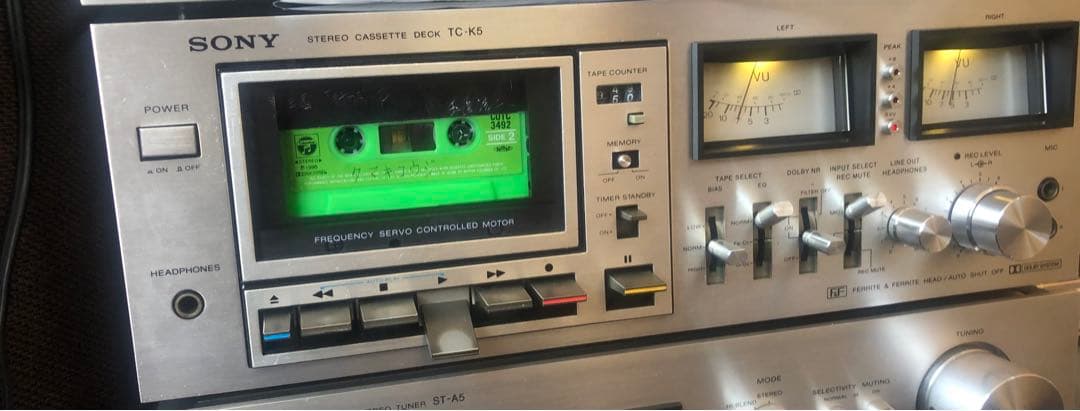 整備品SONY TC-K5 カセットデッキ