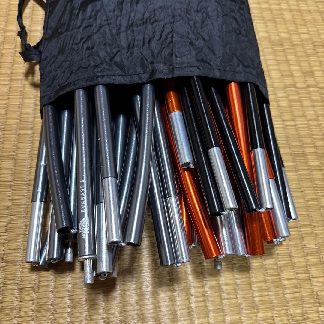 ノースフェイス エバベース6 フットプリント付き 専用ペグ無し