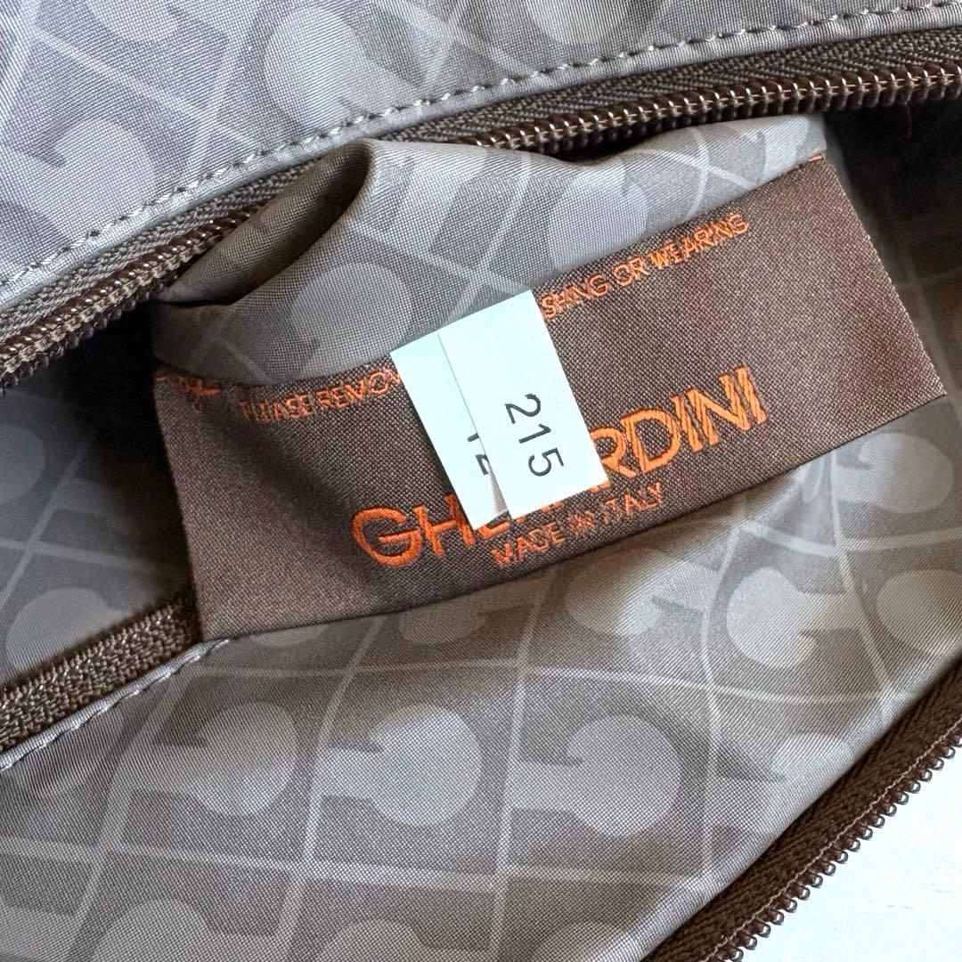 GHERARDINI ゲラルディーニ ソフティ　ショルダーバッグ 茶