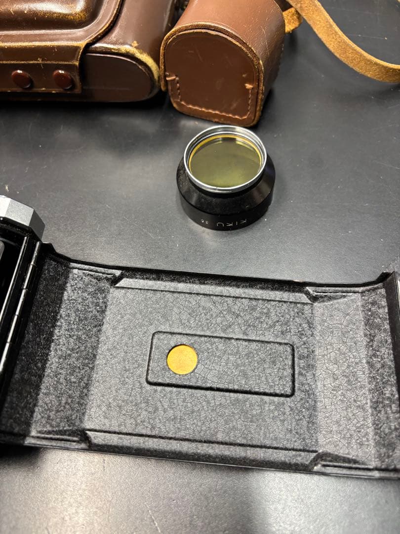 【希少品】マミヤ6 Mamiya6 ケース付き 中判蛇腹カメラ 当時物