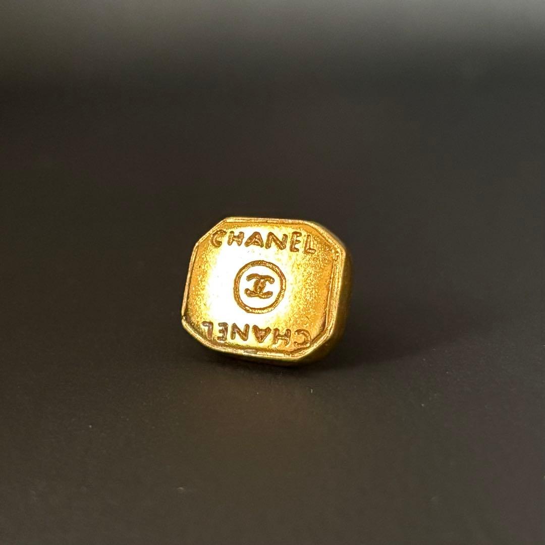 【良品】【シャネル】ロゴ ココマーク スクエア 99A ピアス 片方 片耳