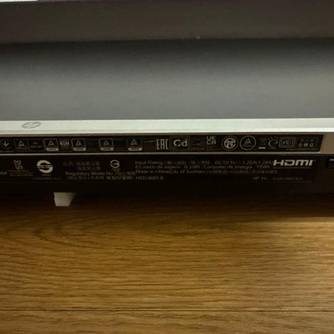 HP 27インチ　モニター　IPSパネル　フルHD 非光沢　m27f