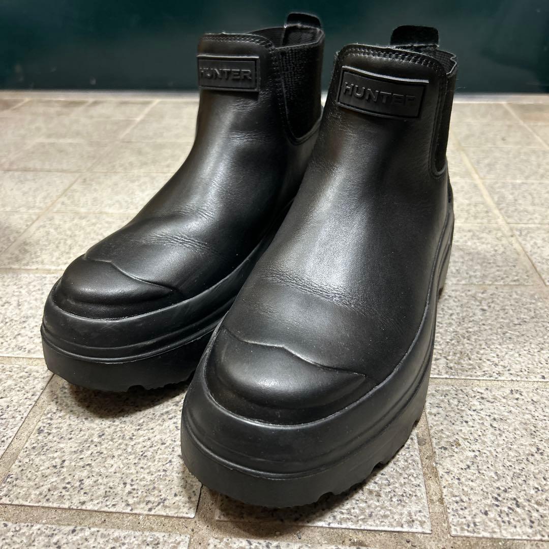 リファインド エクスプローラー プルオン レザー ブーツ　厚底ブーツ