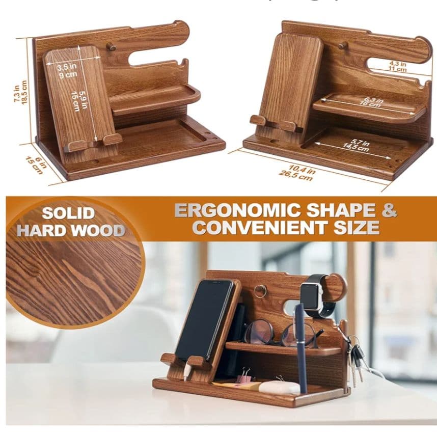 56* TESLYAR 木製スマートフォンスタンド
