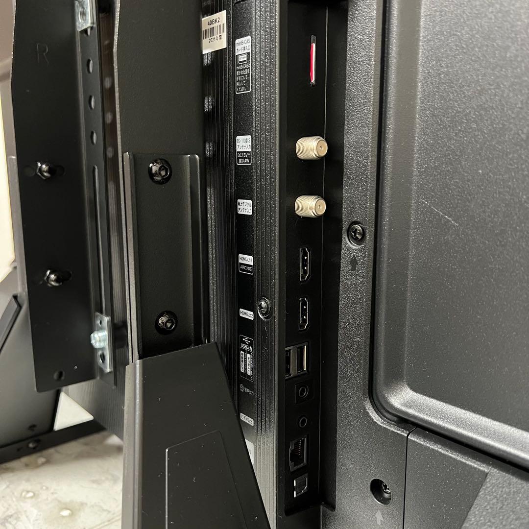 即日受渡❣️全国送料込3年前購入ハイセンス40型スマート液晶テレビ動画アプリ搭載