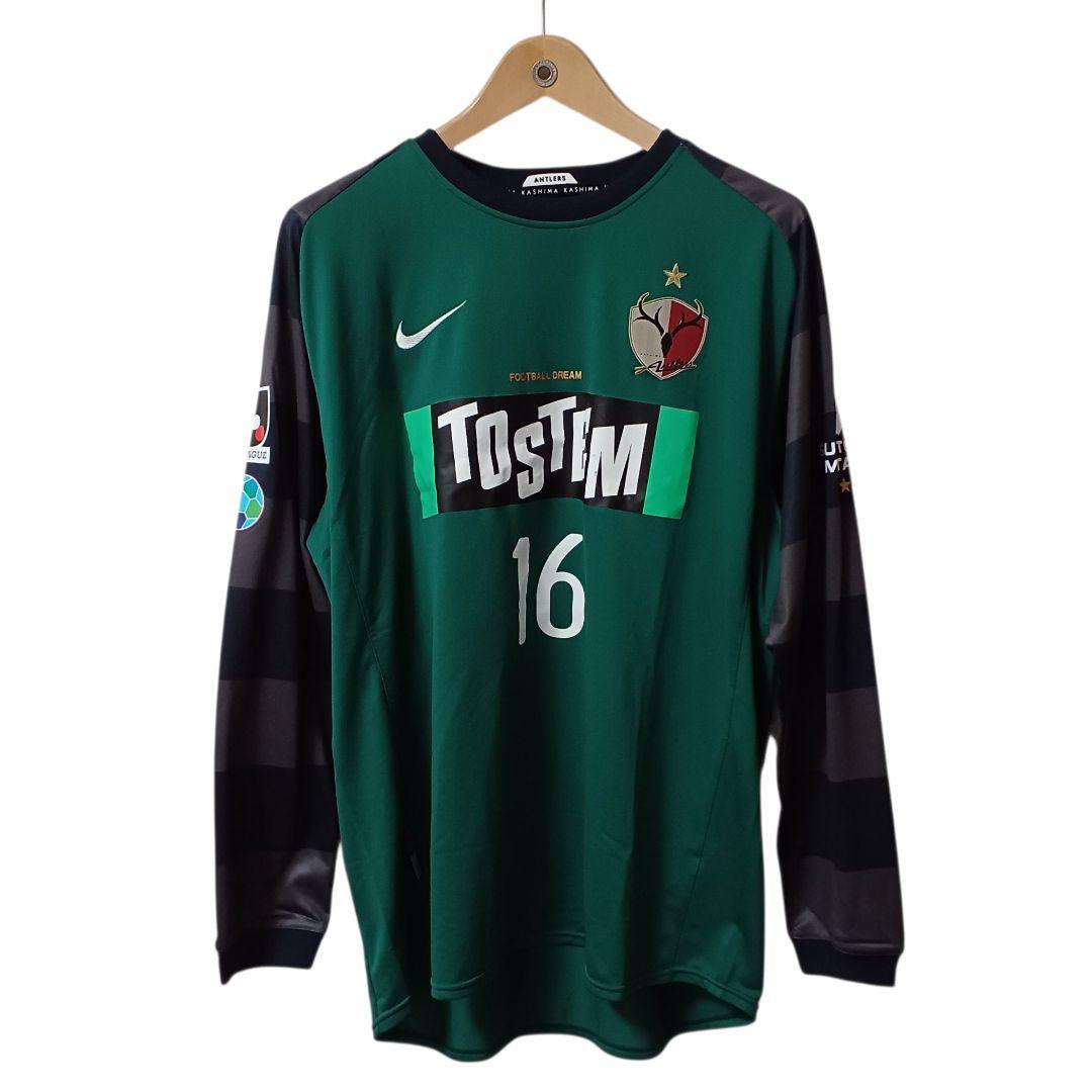 鹿島アントラーズ NIKE 2010 ゴールキーパー ゲームシャツ 長袖 GK