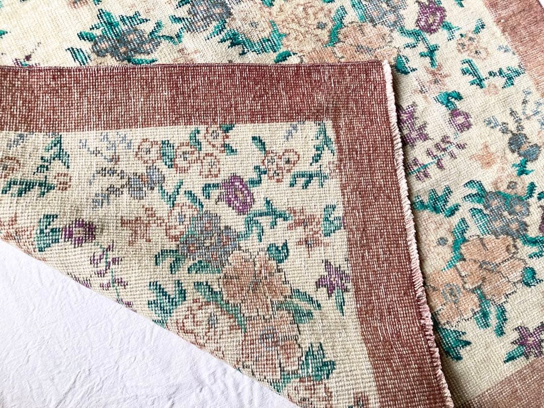 トルコヴィンテージラグ113×206