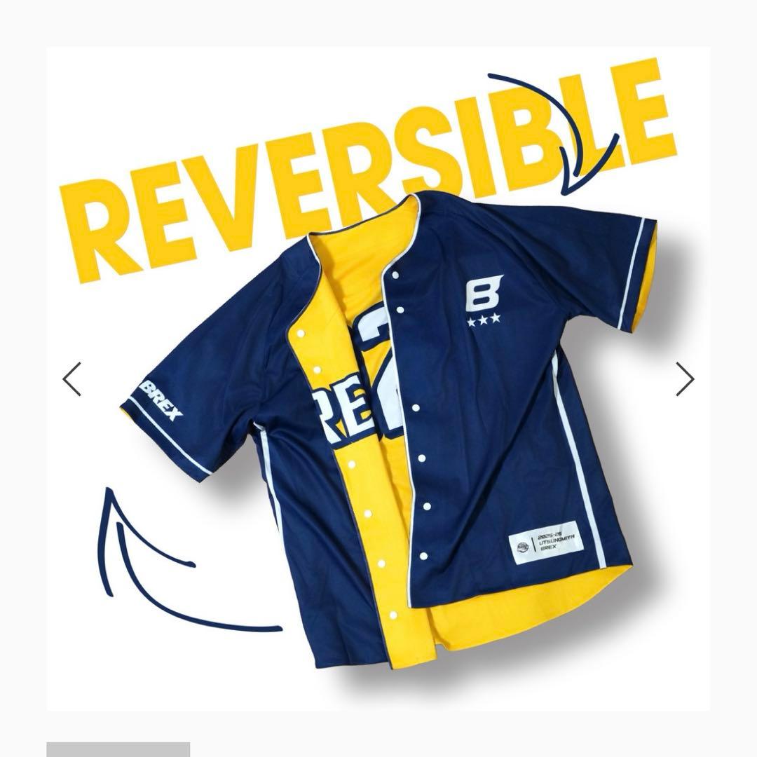 2025-26 BREXリバーシブルベースボールシャツ　新品未開封　完売品
