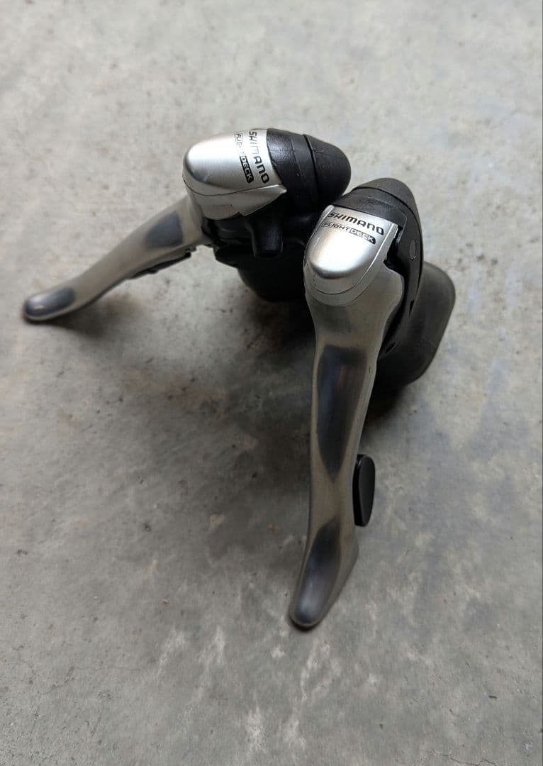 ビンテージ レア Shimano ST-R600 STIレバー左右セット 美品