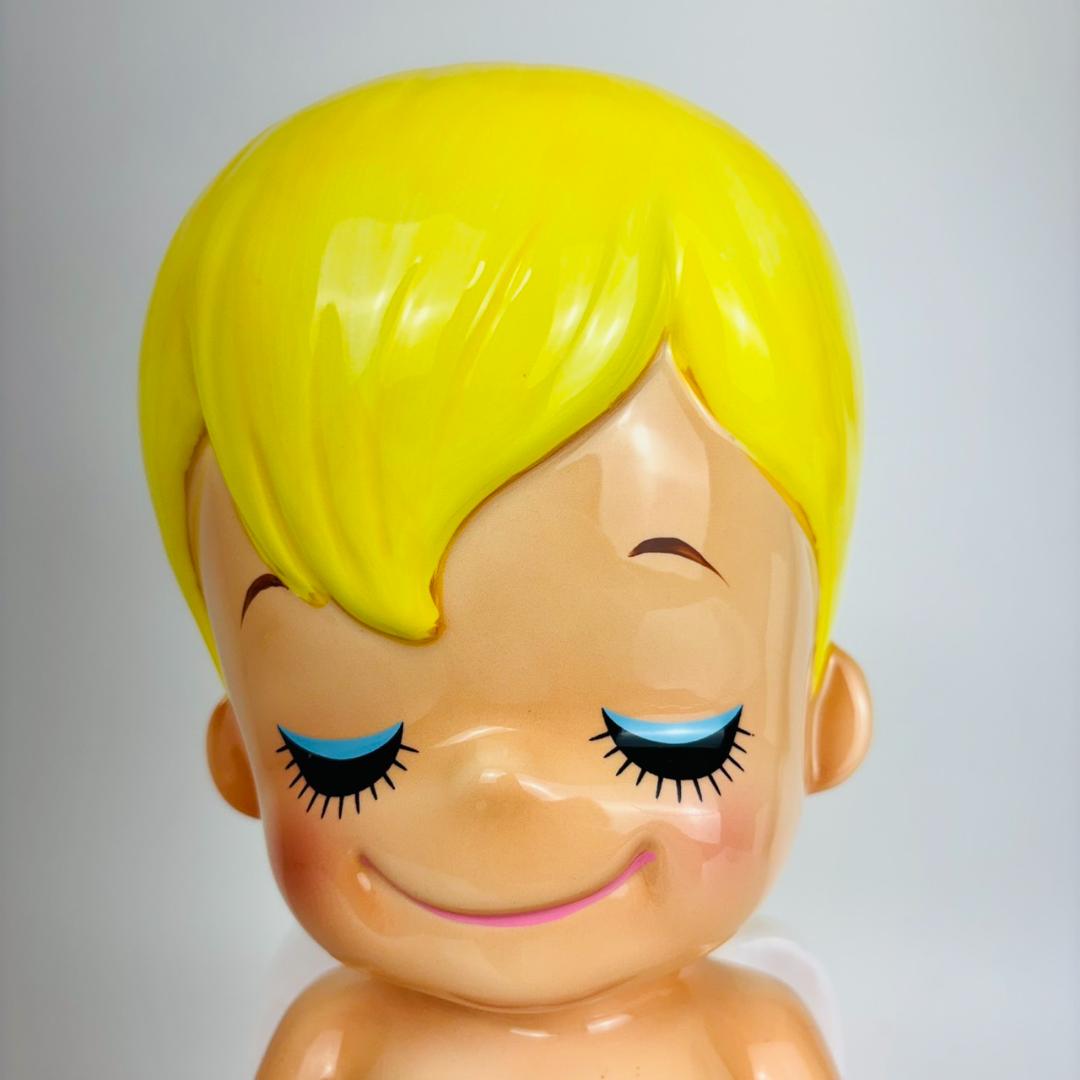 【美品】 内藤ルネ RUNE 貯金箱 天使 全長約33㎝ 昭和レトロ