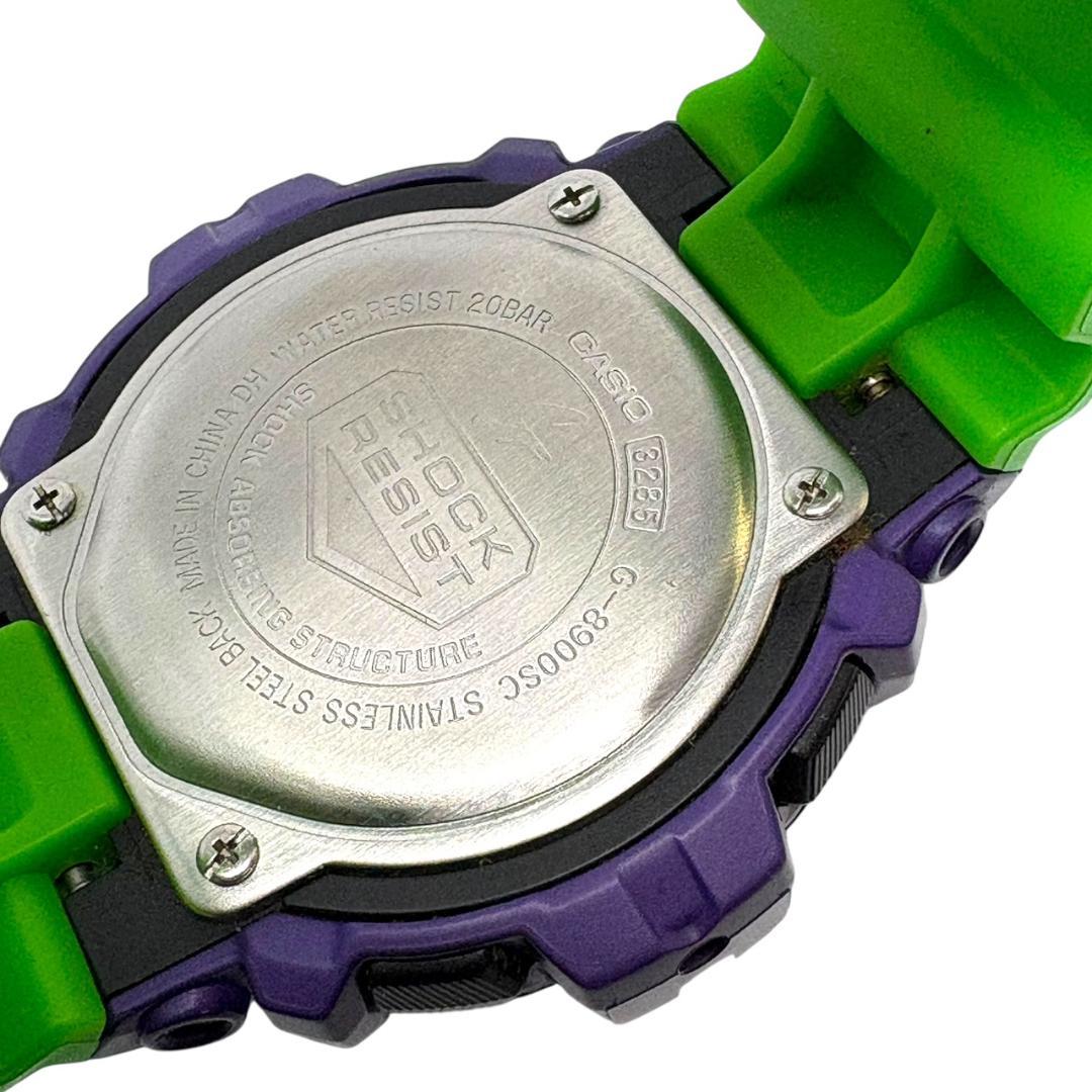 【美品・電池交換済】G-SHOCK G-8900SC　エヴァンゲリオンカラー
