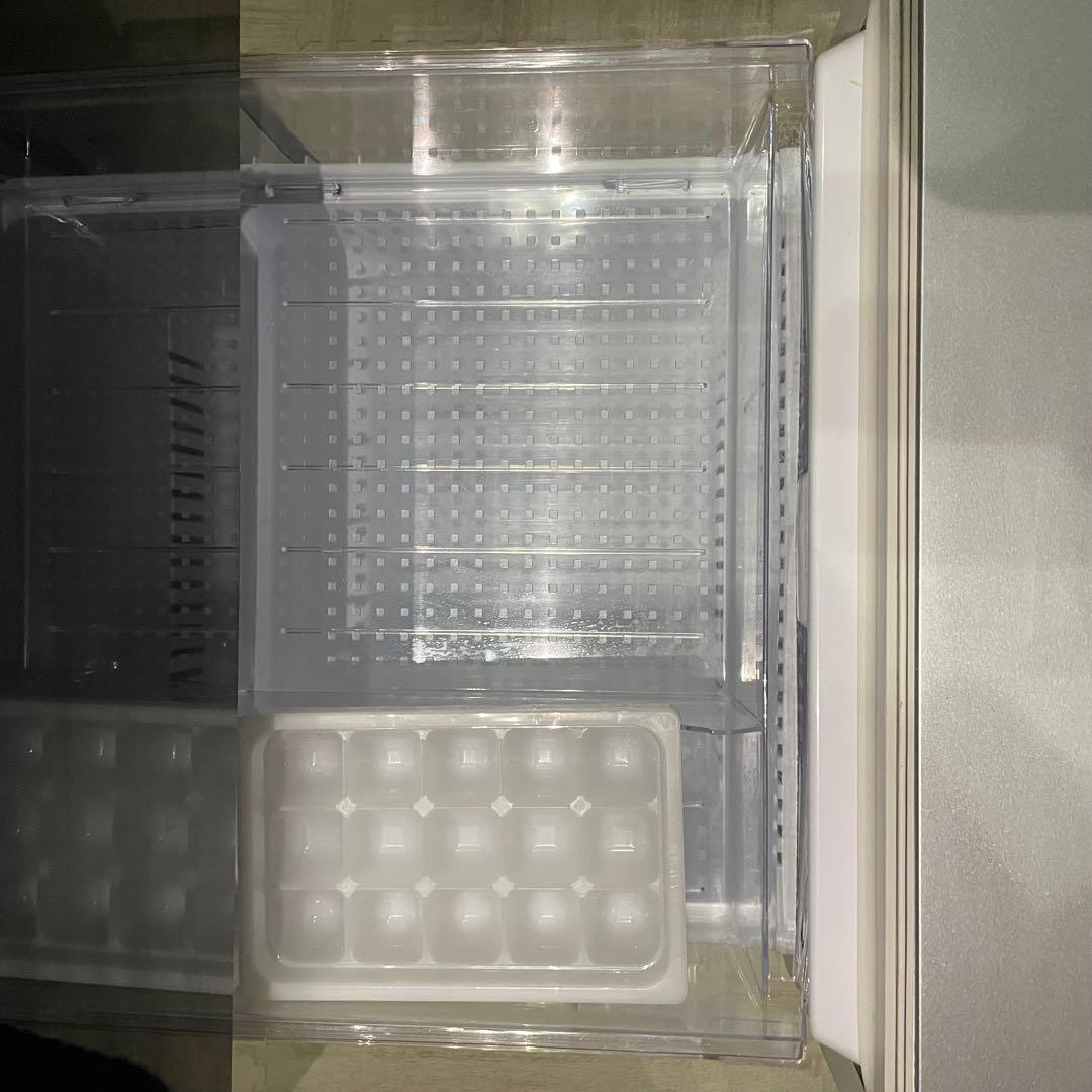 【極美品】SHARP 冷蔵庫 一人暮らし　ガラストップ　両開き可能