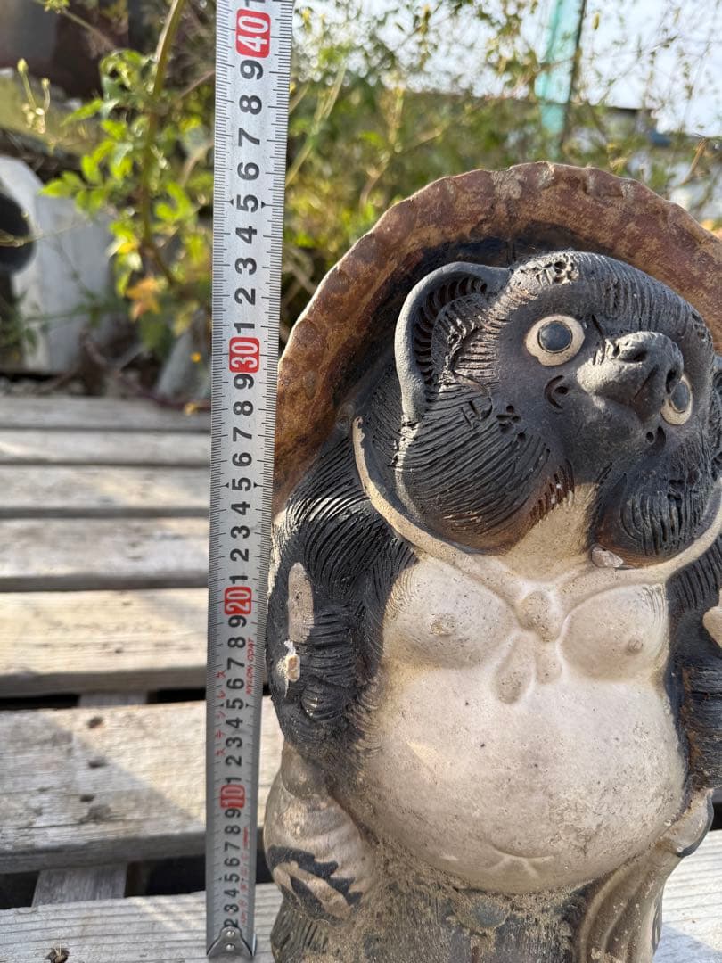 たぬきの置物セット（陶器製）