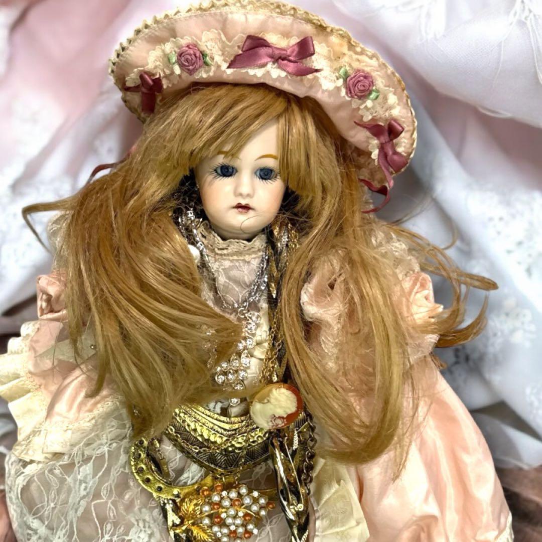 沙羅 アンティーク ビスクドール ゴーチェ ヘッド✕現代ビスクボディ再構成