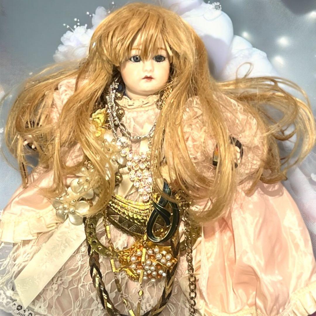 沙羅 アンティーク ビスクドール ゴーチェ ヘッド✕現代ビスクボディ再構成