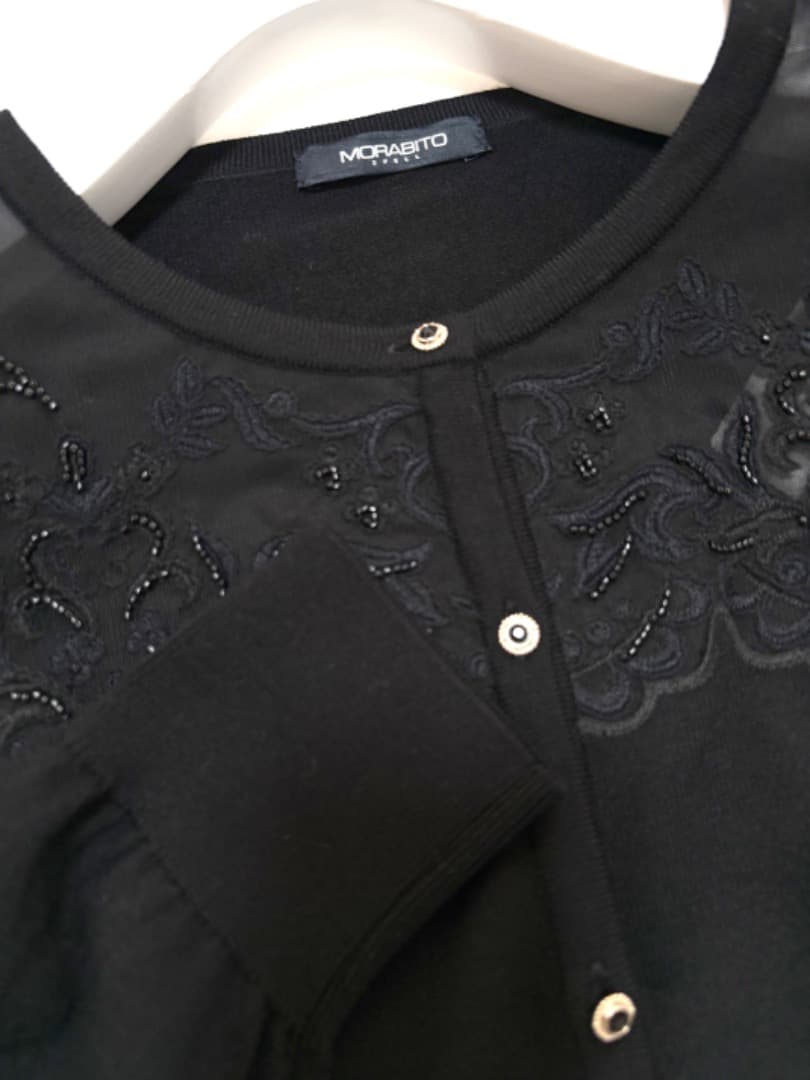新品モラビト MORABITO・SPELLカーディガン9レース¥64.900