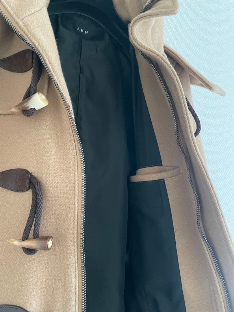 ✨AKM✨LEONに掲載キャメルダッフルコート定価136,500円サイズM