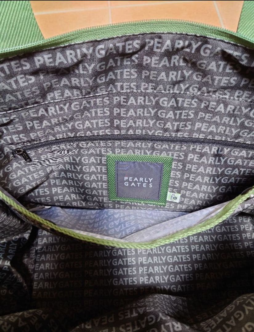 正規品中古美品レア限定カラーパーリーゲイツロッカーバック渋めグリーン