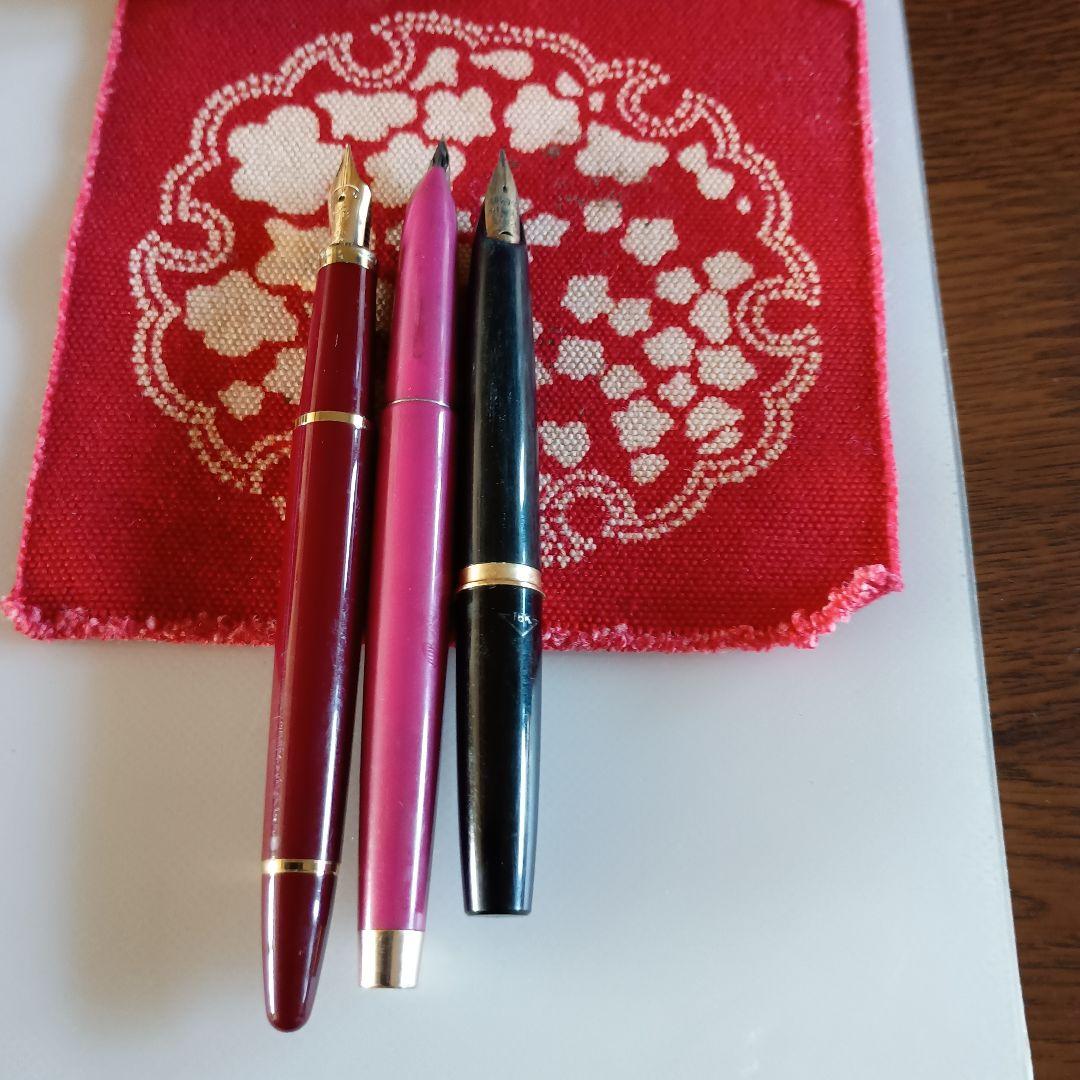 万年筆3本K14.2本K18.1本