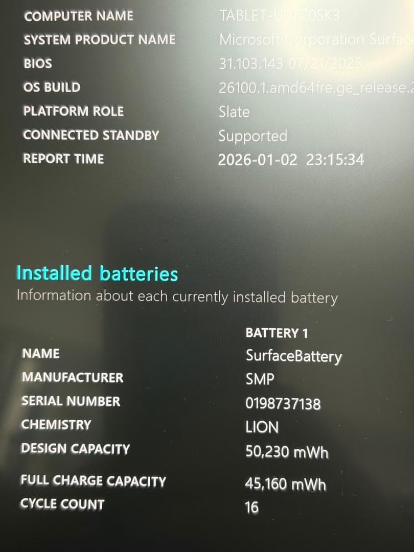 Windowsタブレット本体 Surface Pro 7+ RAM8GB / 256GB Office2019