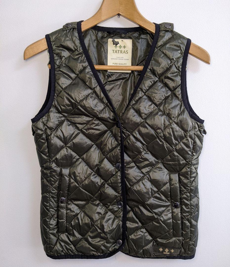 TATRAS モッズコート ミリタリー ダウンライナー 付き オリーブ