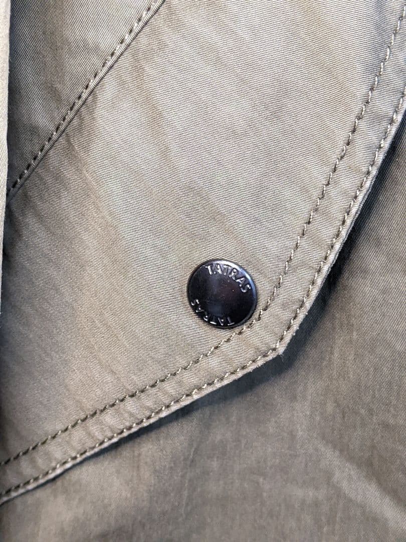 TATRAS モッズコート ミリタリー ダウンライナー 付き オリーブ