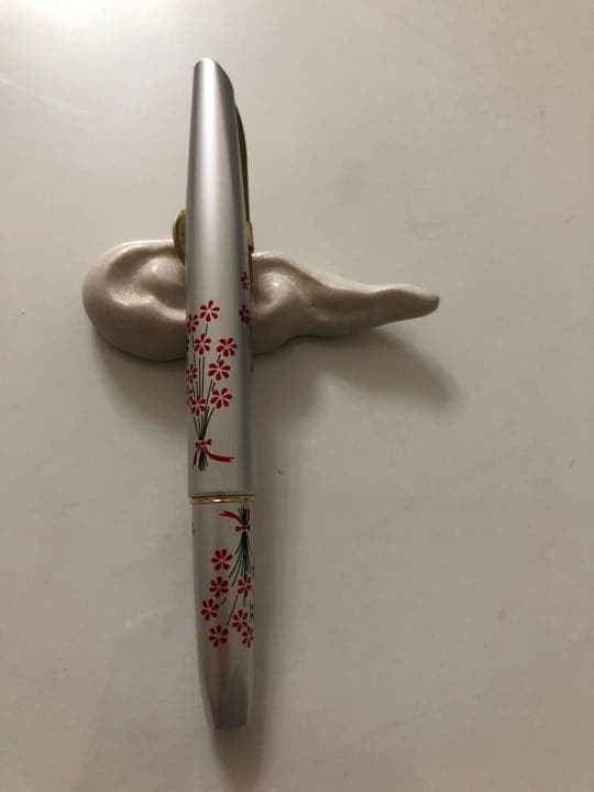 万年筆　プラチナ　レトロ　デッドストック　ショート軸　14k