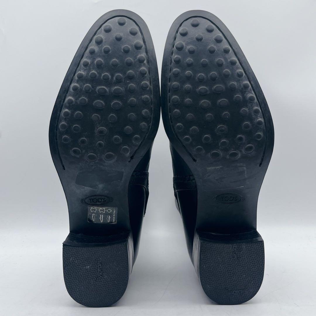 希少✨TOD'S トッズ ジョッパーブーツ ショートブーツ ベルト 黒 35.5