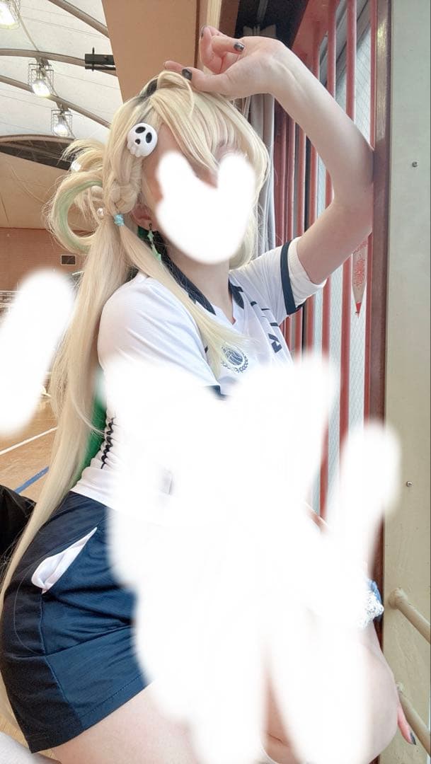 鳴潮　リンネー　コスプレ ウィッグ　髪飾り　イヤリング