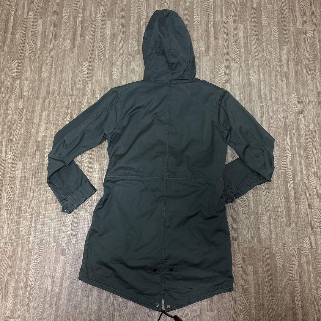 フレッドペリー モッズコート ユニオンジャック ライナー フリース ドローコード