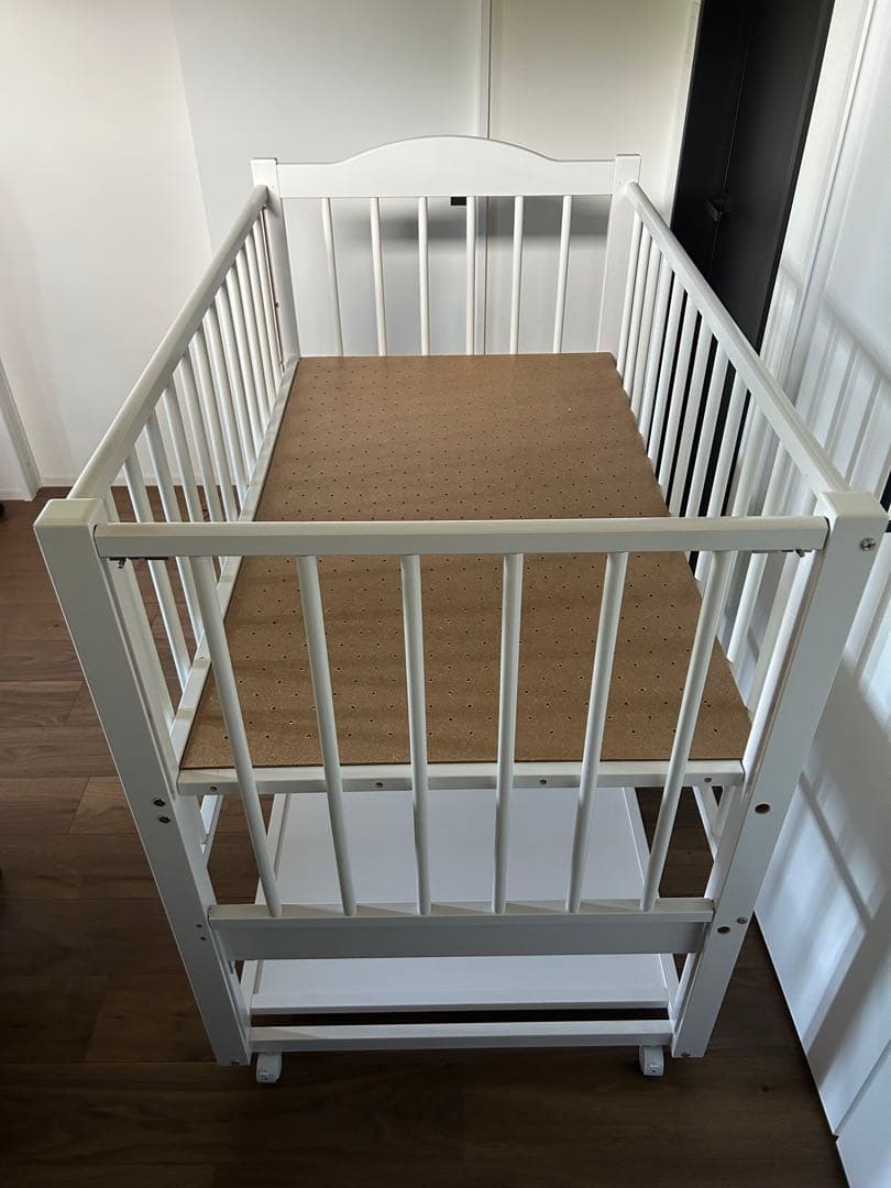 【直接引取限定※茨城県】ベビーベッド（ツースライド・ハイタイプ）