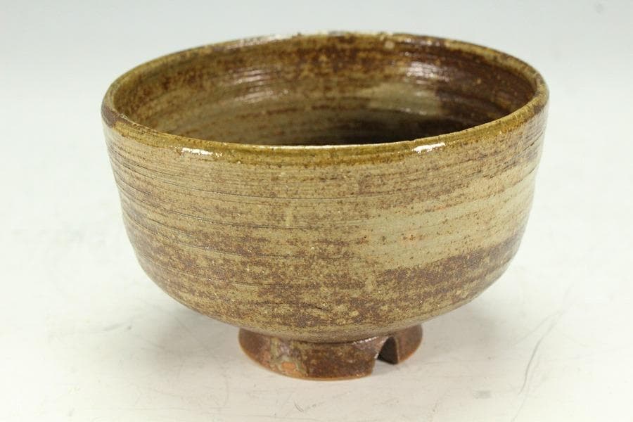 茶道具 出雲 楽山焼 空権作 共箱 裏千家 鵬雲斎書付(K-YC557)