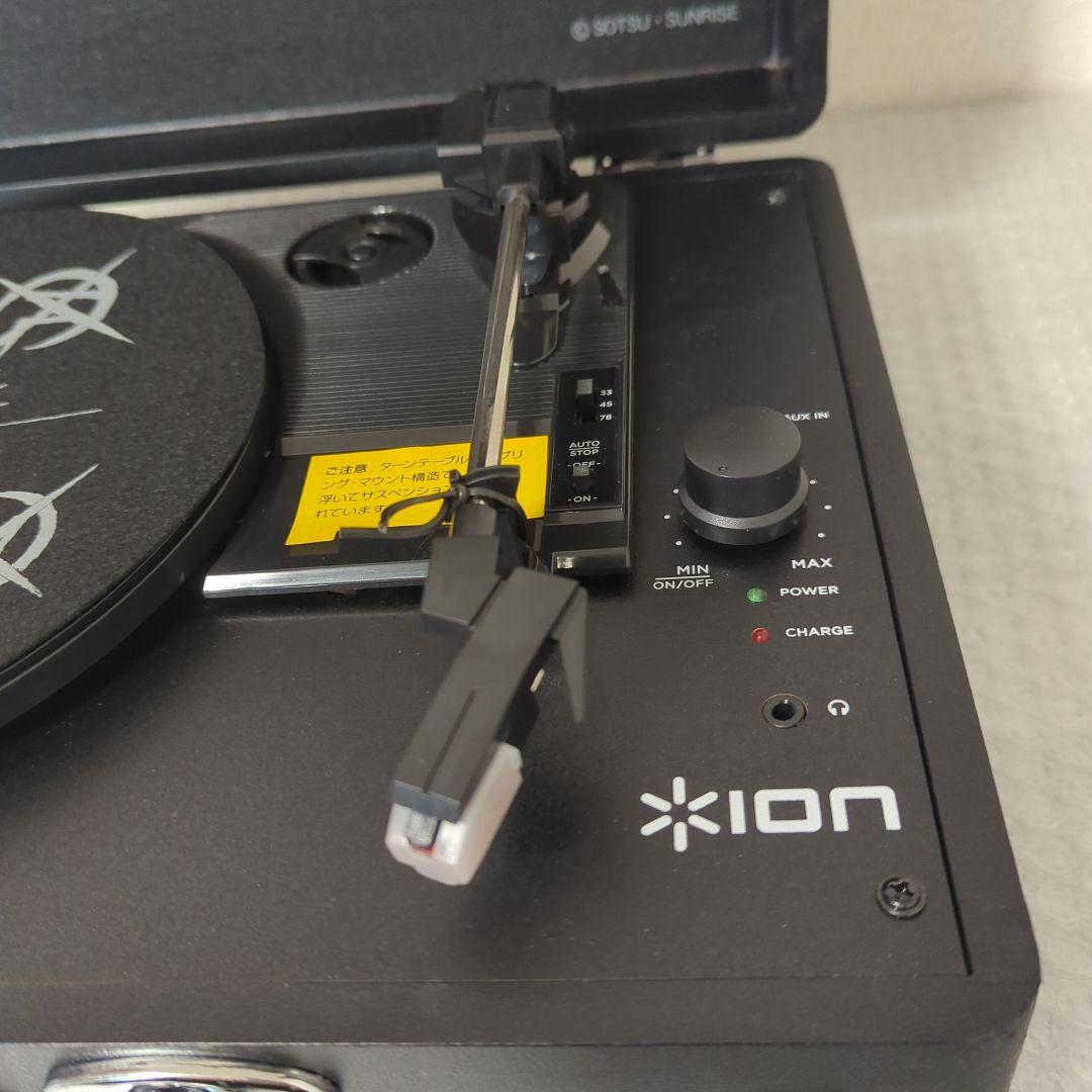 〚希少・美品〛ion 閃光のハサウェイ ポータブル　レコードプレーヤー