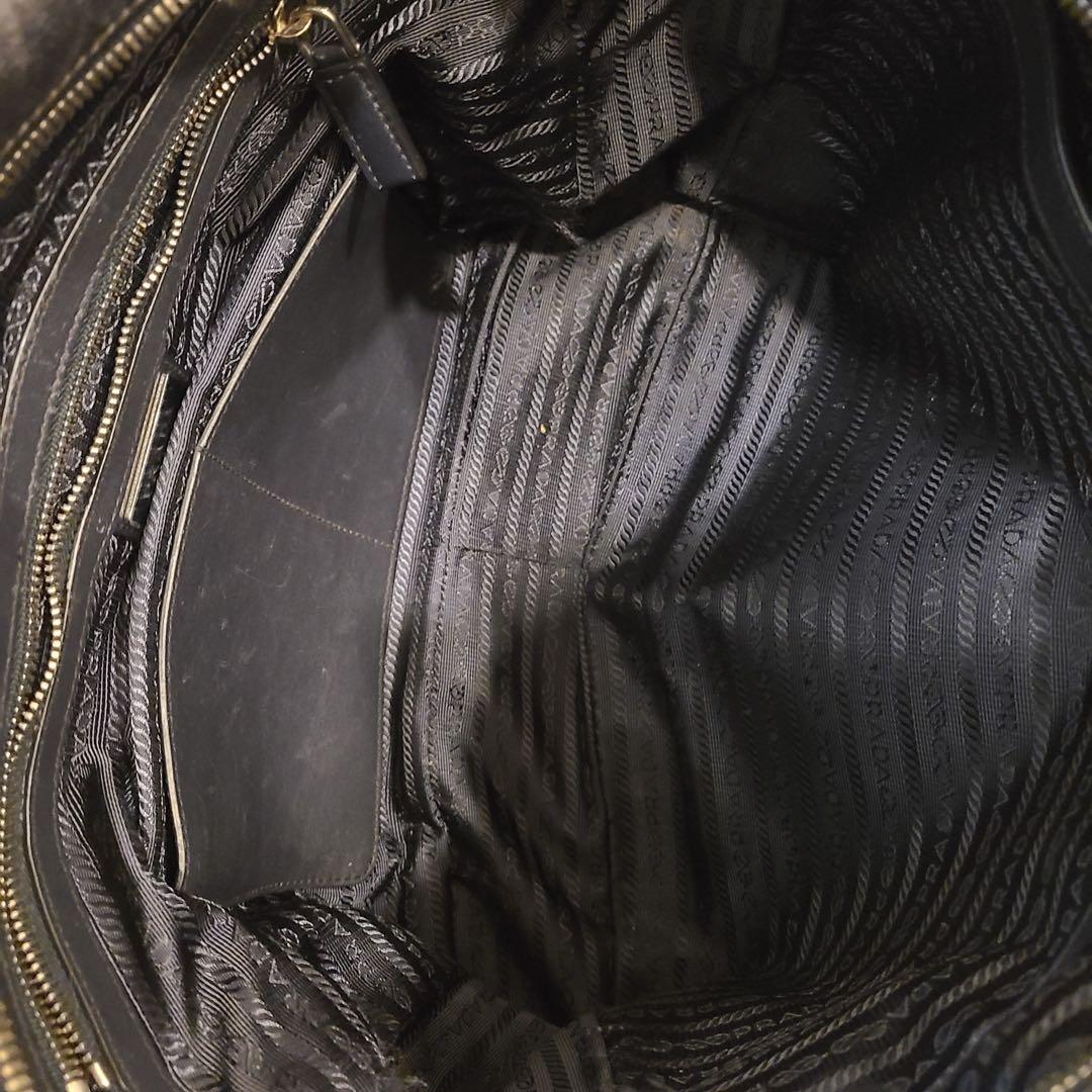 PRADA ブリーフバッグ ビジネスバッグ ネイビー