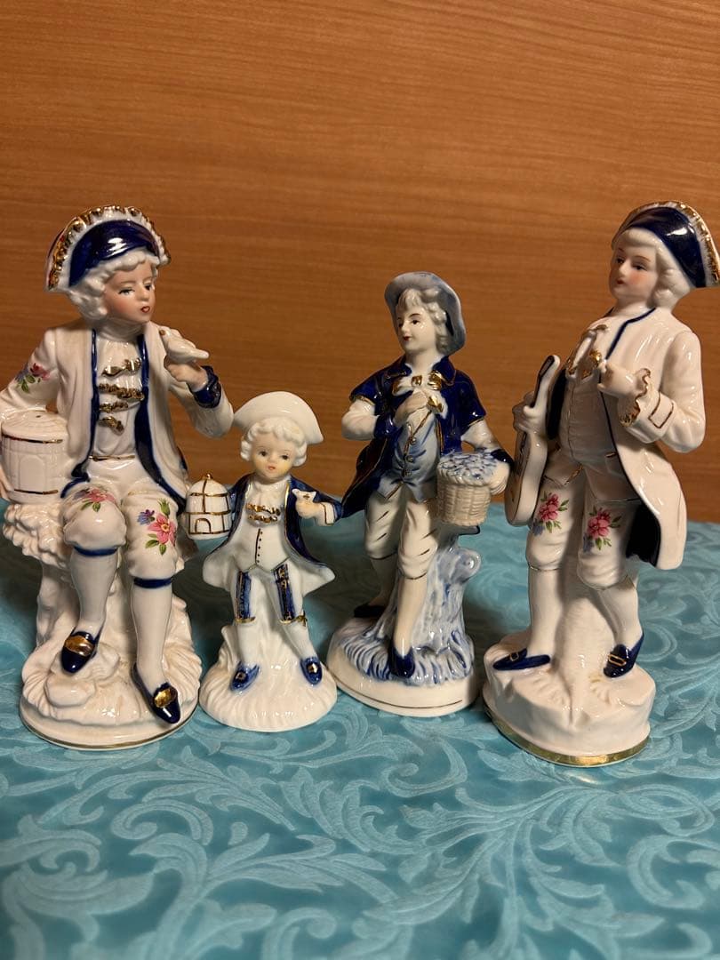 アンティーク 陶器 置物 レトロ コレクション(*ᴗ͈ˬᴗ͈)ꕤ*.お人形　　日本製