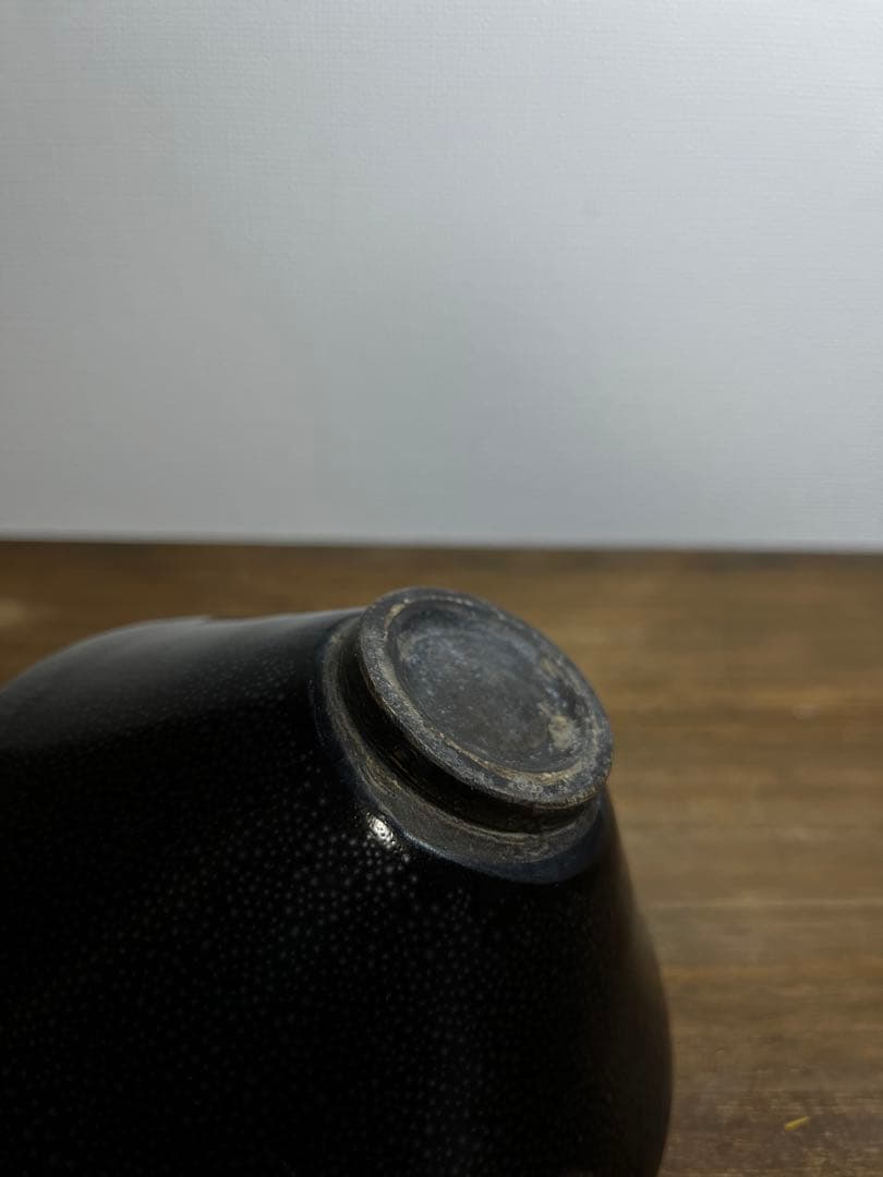 宋時代　河南油滴天目茶碗　宋