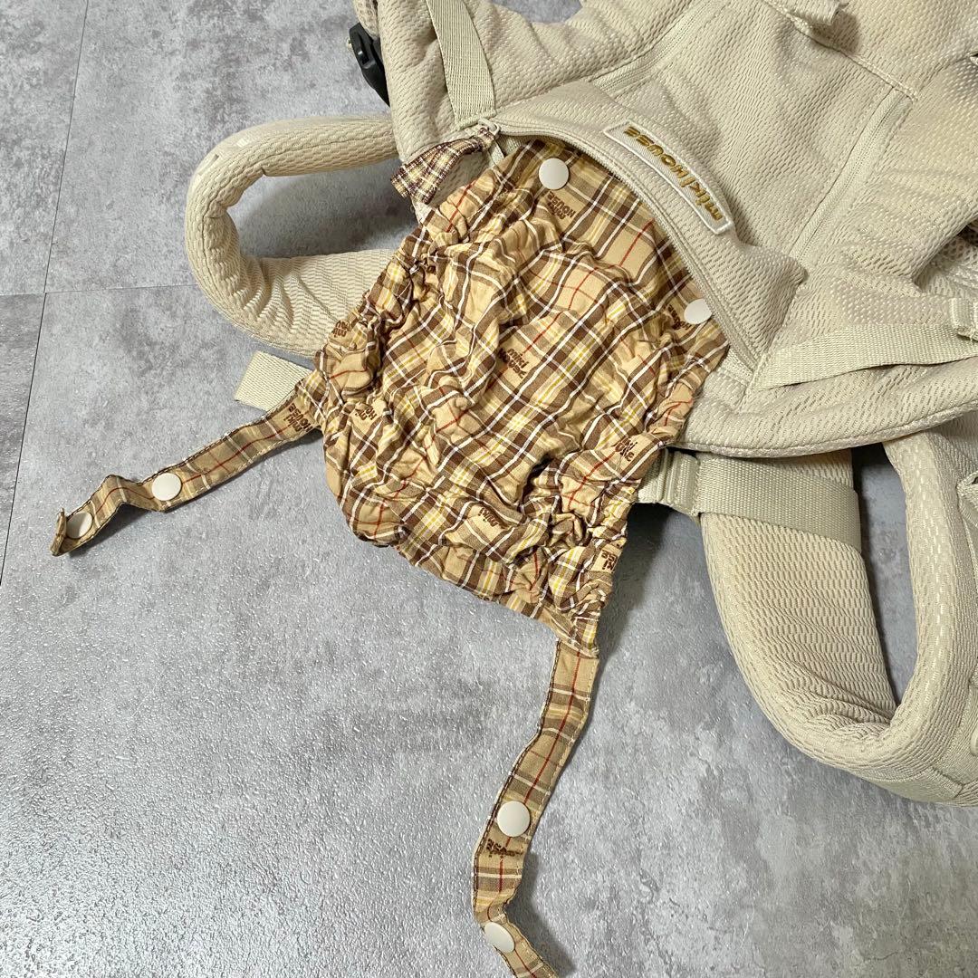 【美品】MiKiHOUSE ミキハウス ファースト ベビー キャリア 抱っこひも
