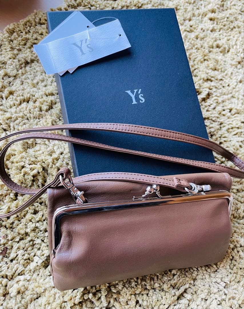 ACOさま専用！Y'sヨウジヤマモト　レザーウォレットショルダーブラウン