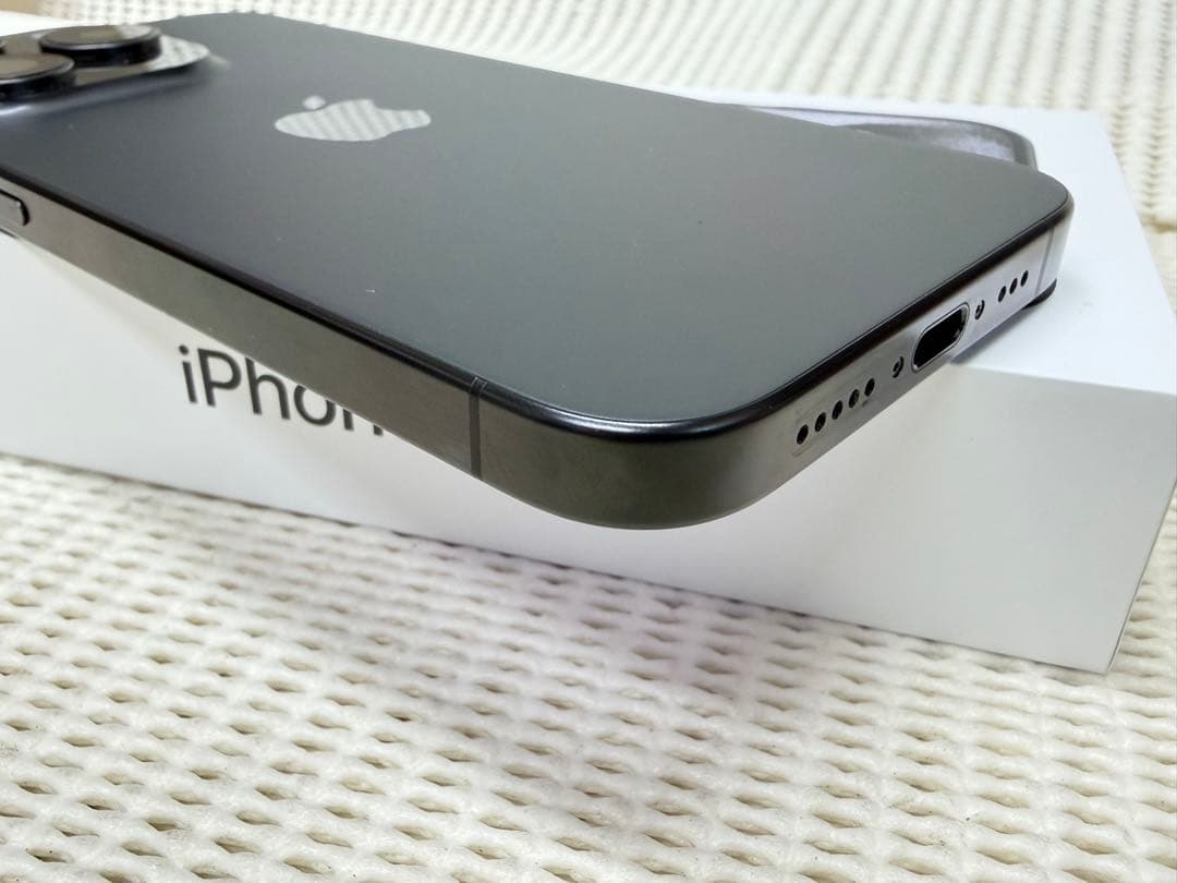 バッテリー残量91％　iPhone 15 Pro 256GB ブラックチタニウム