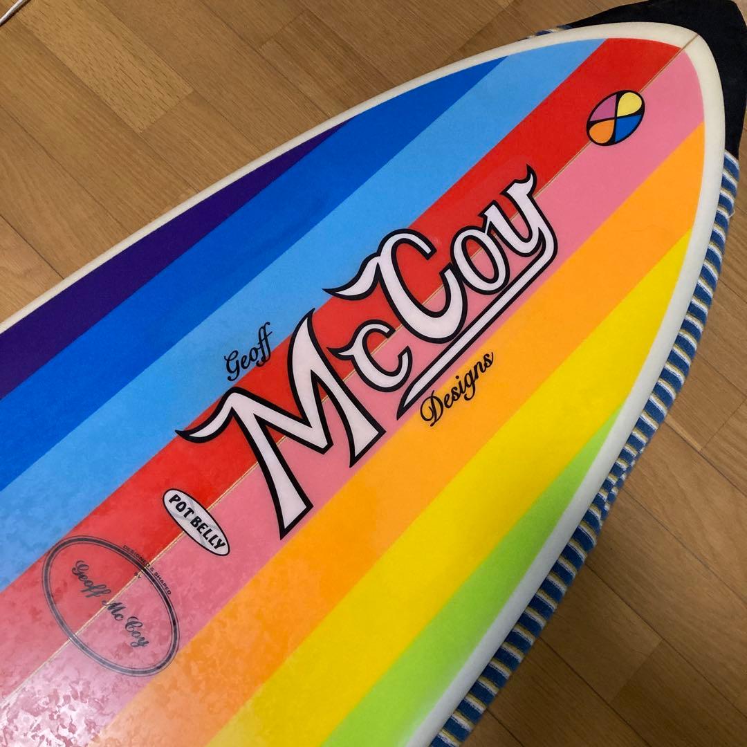 激レア！McCoy さんハンドシェイプPot Belly サーフボード