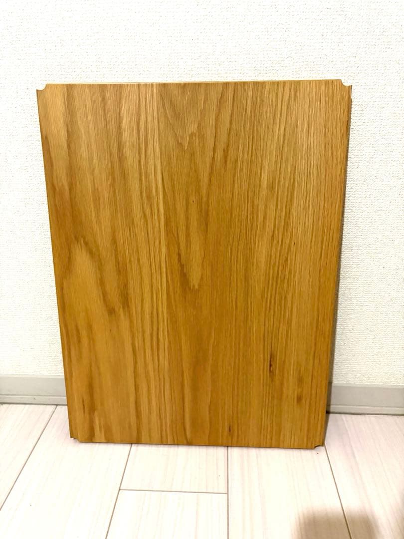 ステンレスユニットシェルフ棚　オーク材　幅56cm　6枚セット