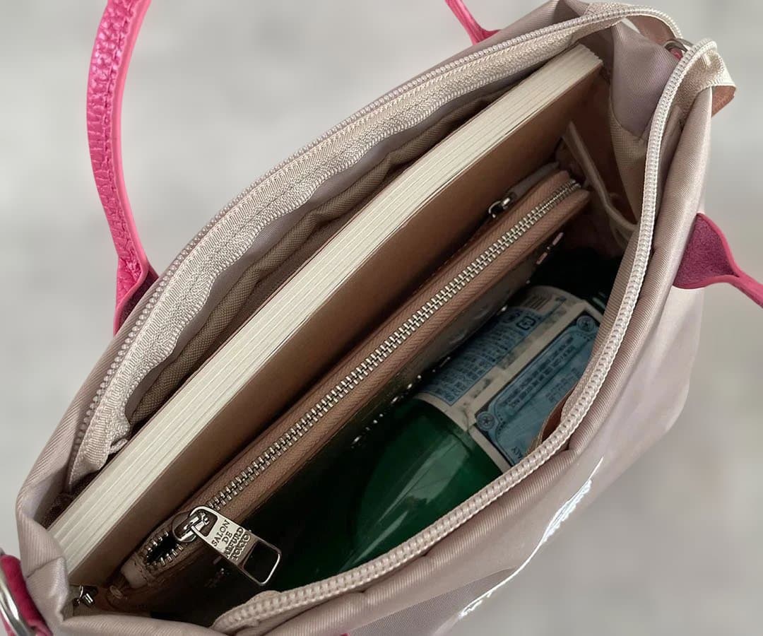 タイムセール　新品未使用　サロンドアルファード　バッグインバッグとパールハンドル