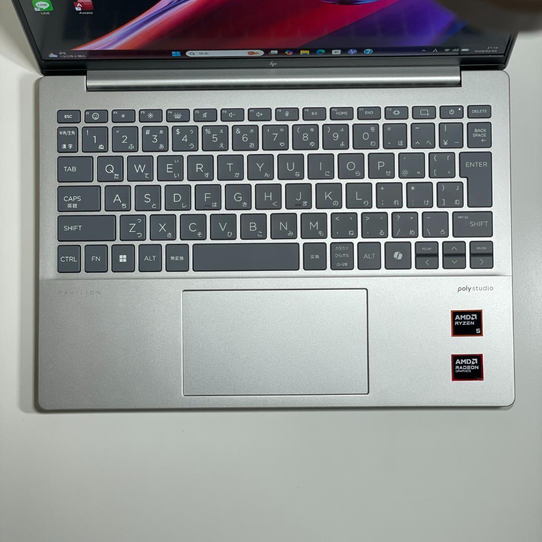 ★美品★ HP Pavilion Aero Ryzen5 ノートPC 16GB